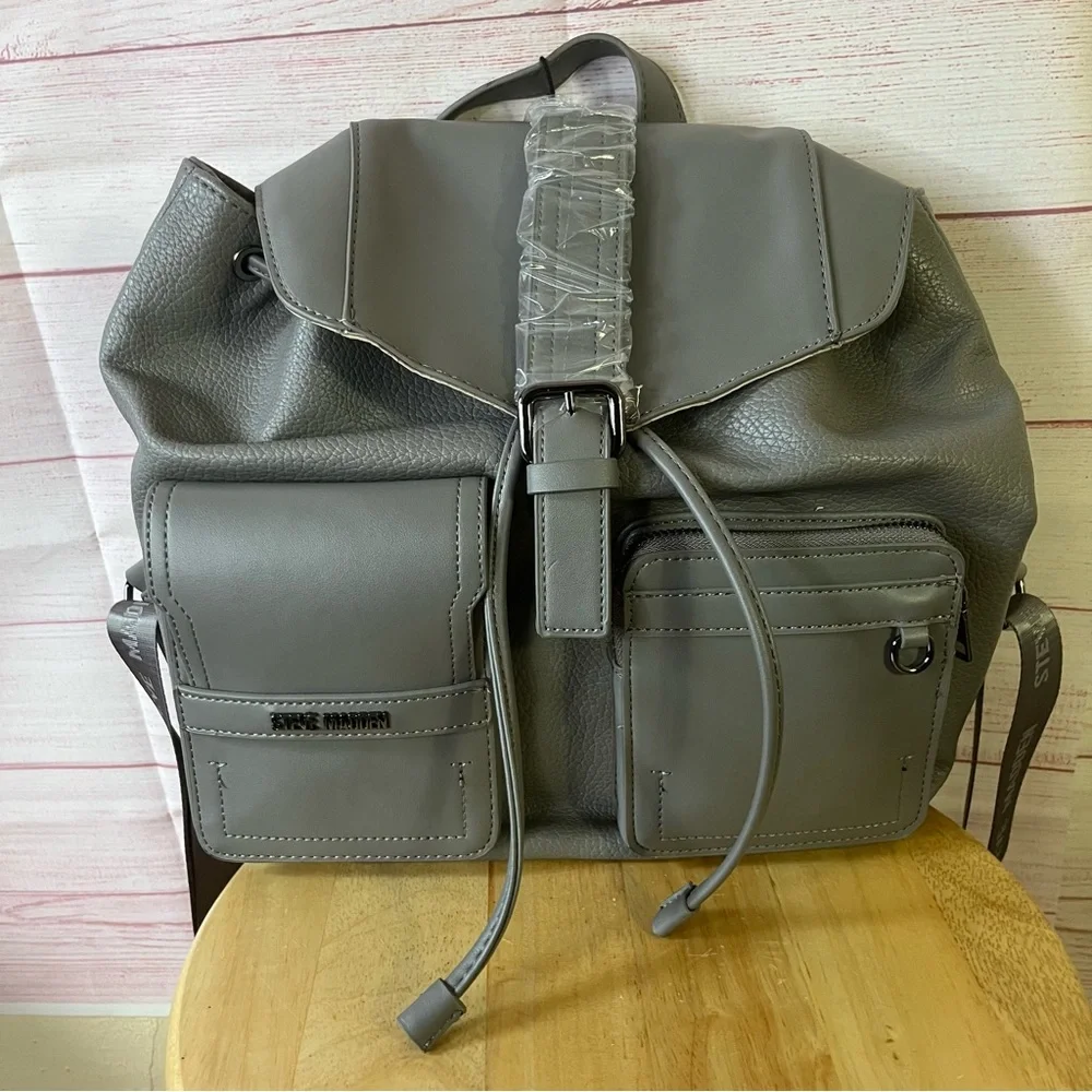 Steve Madden NWT Circular Grey‎ BDarryl Backpack
